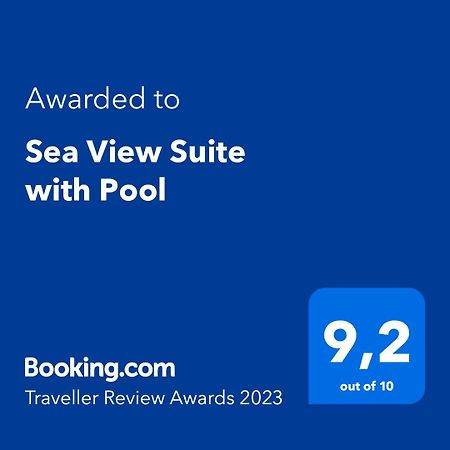 Sea View Suite With Pool 가이오스 외부 사진